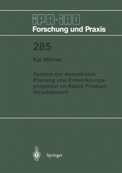 System zur dezentralen Planung von Entwicklungsprojekten im Rapid Product Development (eBook, PDF) - Wörner, Kai