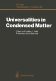 Universalities in Condensed Matter (eBook, PDF)