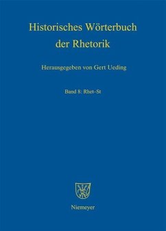 Ueding, Gert: Historisches Wörterbuch der Rhetorik Rhet - St (eBook, PDF)