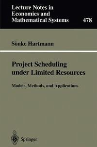 Project Scheduling under Limited Resources (eBook, PDF) - Hartmann, Sönke