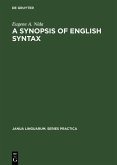 A Synopsis of English Syntax (eBook, PDF) A Synopsis of English Syntax (eBook, PDF)