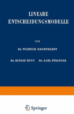 Cover Lineare Entscheidungsmodelle (eBook, PDF)