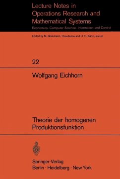 Cover Theorie der homogenen Produktionsfunktion (eBook, PDF)
