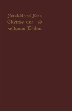 Chemie der seltenen Erden (eBook, PDF) - Herzfeld, Otto; Korn, Otto