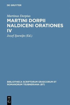 Martini Dorpii Naldiceni Orationes IV (eBook, PDF) - Dorpius, Martinus