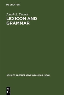 Lexicon and Grammar (eBook, PDF) - Emonds, Joseph E.