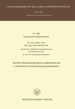 Zentrale Blindleistungs-Spannungsoptimierung in elektrischen Energieversorgungssystemen (eBook, PDF) - Voss, Jürgen