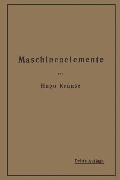 Maschinenelemente (eBook, PDF) - Krause, Hugo