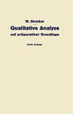 Qualitative Analyse auf präparativer Grundlage (eBook, PDF)