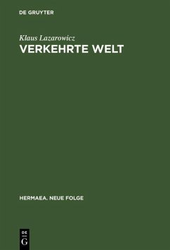 Verkehrte Welt (eBook, PDF) - Lazarowicz, Klaus