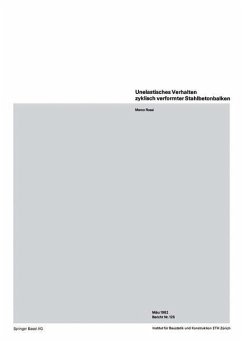 Cover Unelastisches Verhalten zyklisch verformter Stahlbetonbalken (eBook, PDF)