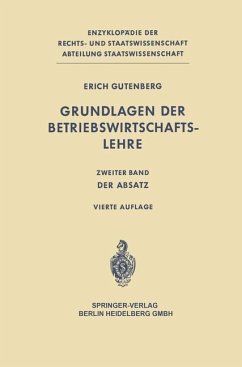 Grundlagen der Betriebswirtschaftslehre (eBook, PDF) - Gutenberg, Erich