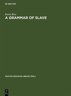A Grammar of Slave (eBook, PDF) - Rice, Keren