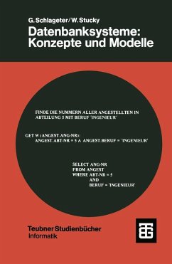 Datenbanksysteme: Konzepte und Modelle (eBook, PDF) - Schlageter, Gunter; Stucky, Wolffried