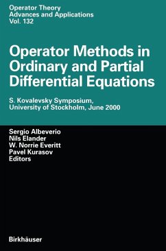 Operator Methods in Ordinary and Partial Differential Equations (eBook, PDF)