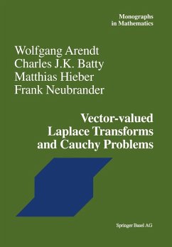 Vector-valued Laplace Transforms and Cauchy Problems (eBook, PDF) - Arendt, Wolfgang; Batty, Charles J. K.; Neubrander, Frank
