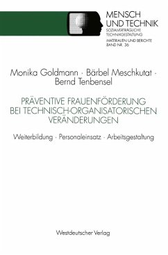Cover Präventive Frauenförderung bei technisch-organisatorischen Veränderungen (eBook, PDF)