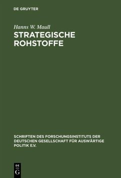 Strategische Rohstoffe (eBook, PDF) - Maull, Hanns W.