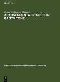 Autosegmental Studies in Bantu Tone (eBook, PDF)