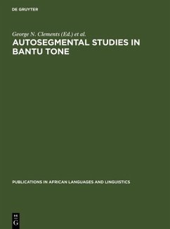 Autosegmental Studies in Bantu Tone (eBook, PDF)