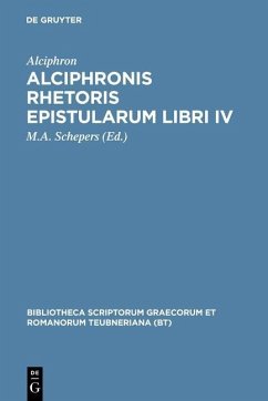 Alciphronis Rhetoris epistularum libri IV (eBook, PDF) - Alciphron