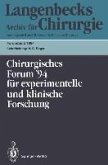 111. Kongreß der Deutschen Gesellschaft für Chirurgie München, 5.-9. April 1994 (eBook, PDF)
