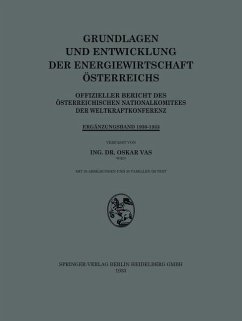 Grundlagen und Entwicklung der Energiewirtschaft Österreichs (eBook, PDF) - Vas, Oskar