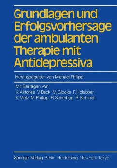 Cover Grundlagen und Erfolgsvorhersage der ambulanten Therapie mit Antidepressiva (eBook, PDF)