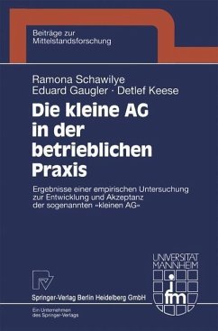 Cover Die kleine AG in der betrieblichen Praxis (eBook, PDF)