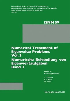 Numerical Treatment of Eigenvalue Problems Vol. 3 / Numerische Behandlung von Eigenwertaufgaben Band 3 (eBook, PDF) - Albrecht; Collatz; Velte