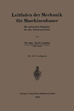 Leitfaden der Mechanik für Maschinenbauer (eBook, PDF) - Laudien, Karl