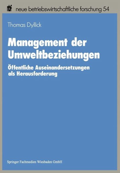 Management der Umweltbeziehungen (eBook, PDF) Management der Umweltbeziehungen (eBook, PDF)