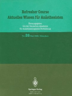 Refresher Course Aktuelles Wissen für Anästhesisten (eBook, PDF) - Purschke, Reinhard