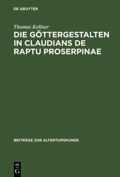 Cover Die Göttergestalten in Claudians De raptu Proserpinae (eBook, PDF)