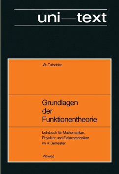 Cover Grundlagen der Funktionentheorie (eBook, PDF)