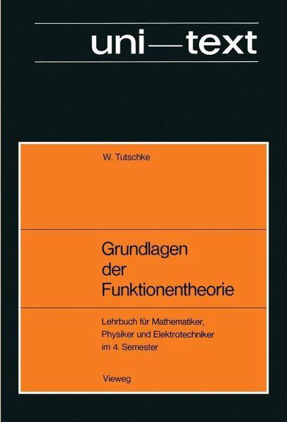 Grundlagen der Funktionentheorie (eBook, PDF)