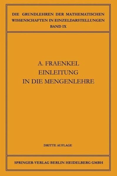 Einleitung in die Mengenlehre (eBook, PDF) Einleitung in die Mengenlehre (eBook, PDF)
