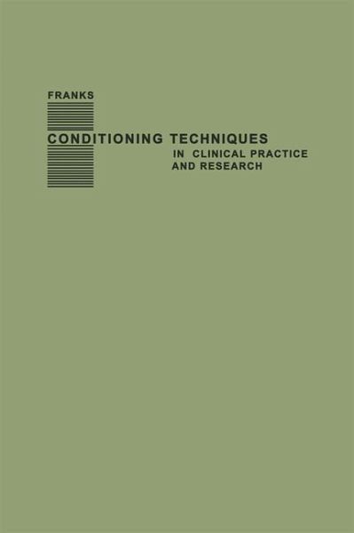 Conditioning Techniques in Clinical Practice and Research (eBook, PDF)