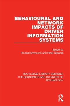 Behavioural and Network Impacts of Driver Information Systems (eBook, PDF)