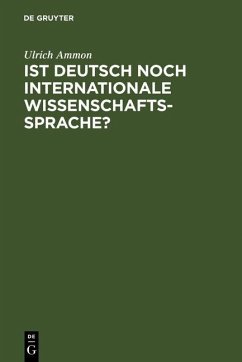 Cover Ist Deutsch noch internationale Wissenschaftssprache? (eBook, PDF)
