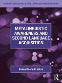Metalinguistic Awareness and Second Language Acquisition (eBook, PDF)