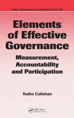 Elements of Effective Governance (eBook, PDF) - Callahan, Kathe