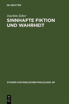 Sinnhafte Fiktion und Wahrheit (eBook, PDF) - Zelter, Joachim