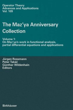 The Maz'ya Anniversary Collection (eBook, PDF)