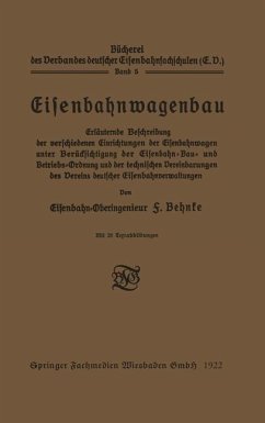 Eisenbahnwagenbau (eBook, PDF) - Behnke, F.