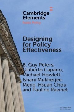 Designing for Policy Effectiveness (eBook, PDF) - Peters, B. Guy
