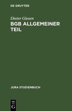 Cover BGB Allgemeiner Teil (eBook, PDF)