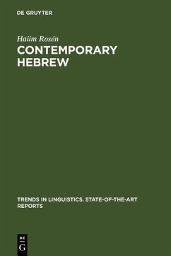 Contemporary Hebrew (eBook, PDF) - Rosén, Haiim