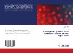 Nonaqueous precipitation synthesis alumina and its application