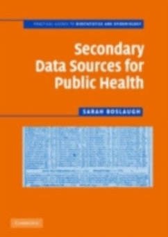 Secondary Data Sources for Public Health (eBook, PDF) - Boslaugh, Sarah